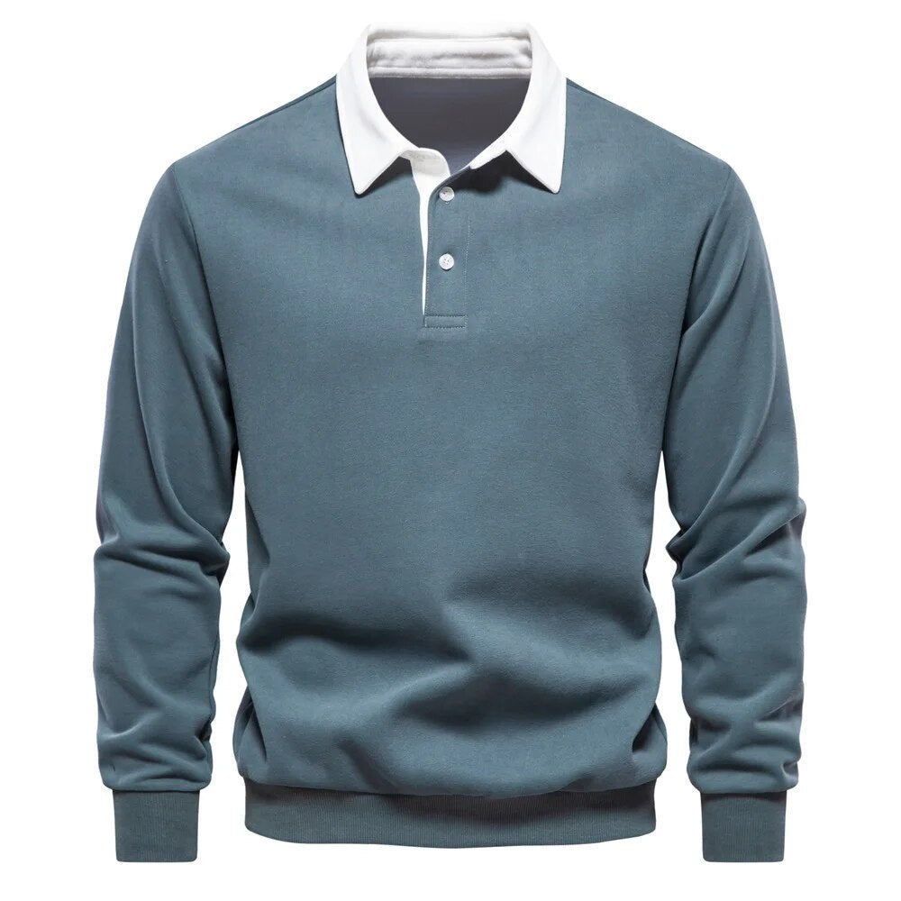 AUSTIN™ – CLASSIC POLO SWEATSHIRT