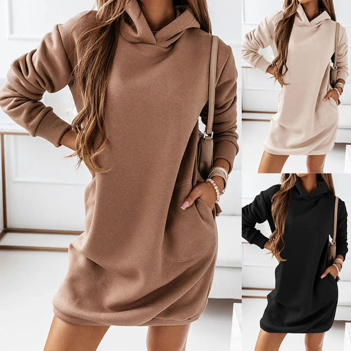 CARLA™ – MODERN COMFORTABLE SWEATSHIRT DRESS